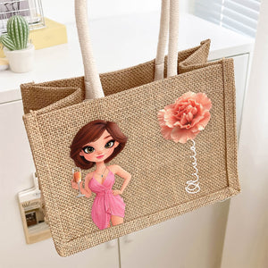 Flower - Personalized Beach Bag