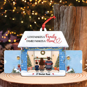 Family - Together Our Favorite Place To Be - Personalized Acrylic Slider Card