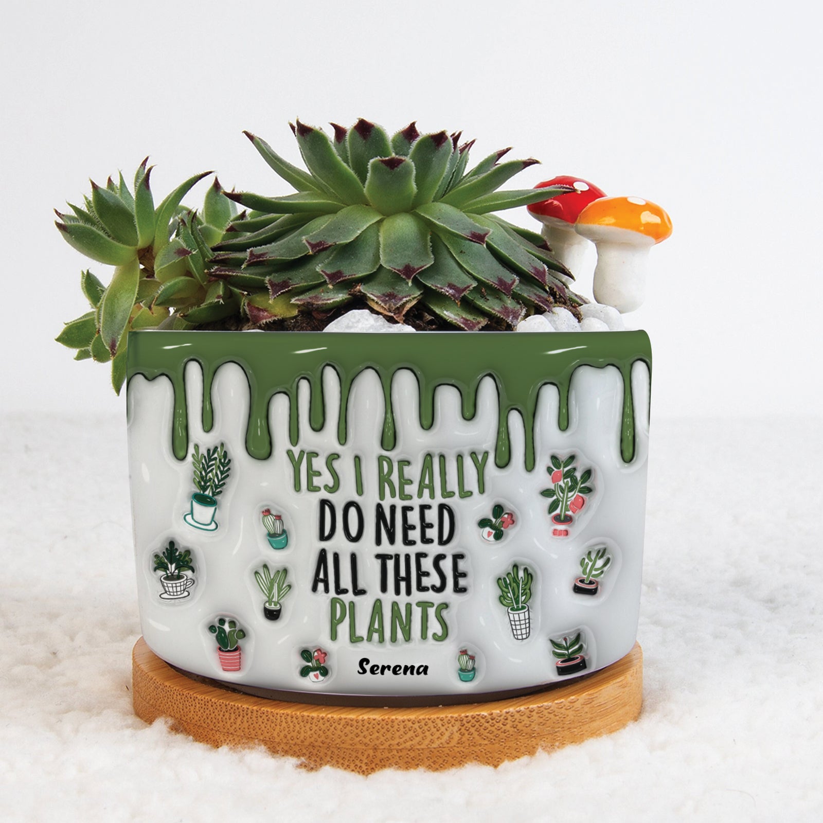 Plant Lovers - Yes I Really Do Need All These Plants -Personalized  3D Inflate Plant Pot