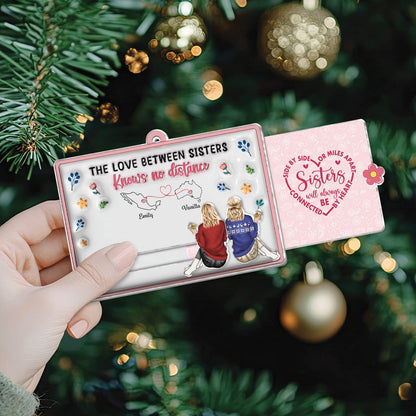 Besties - I Wish We Lived Closer - Personalized Acrylic Slider Card