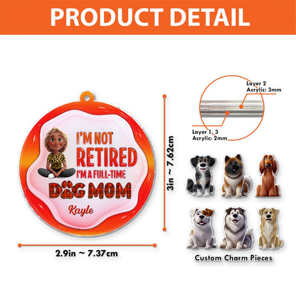 Pet Lover - Dog Mom - Personalized Acrylic Shaking Keychain