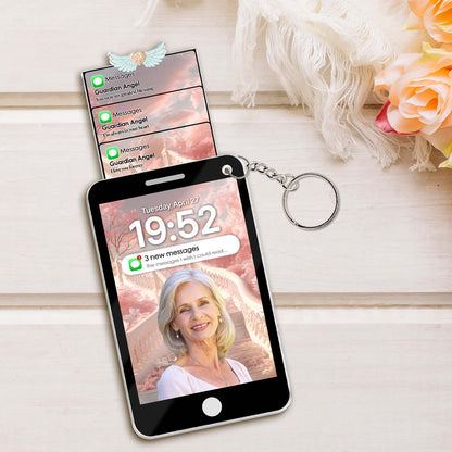 Family - Messages From Heaven - Personalized Acrylic Slider Keychain