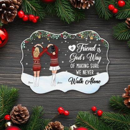Besties - To My Bestie Thank You For Being Such An Important Piece Of My Life - Personalized Acrylic Ornament
