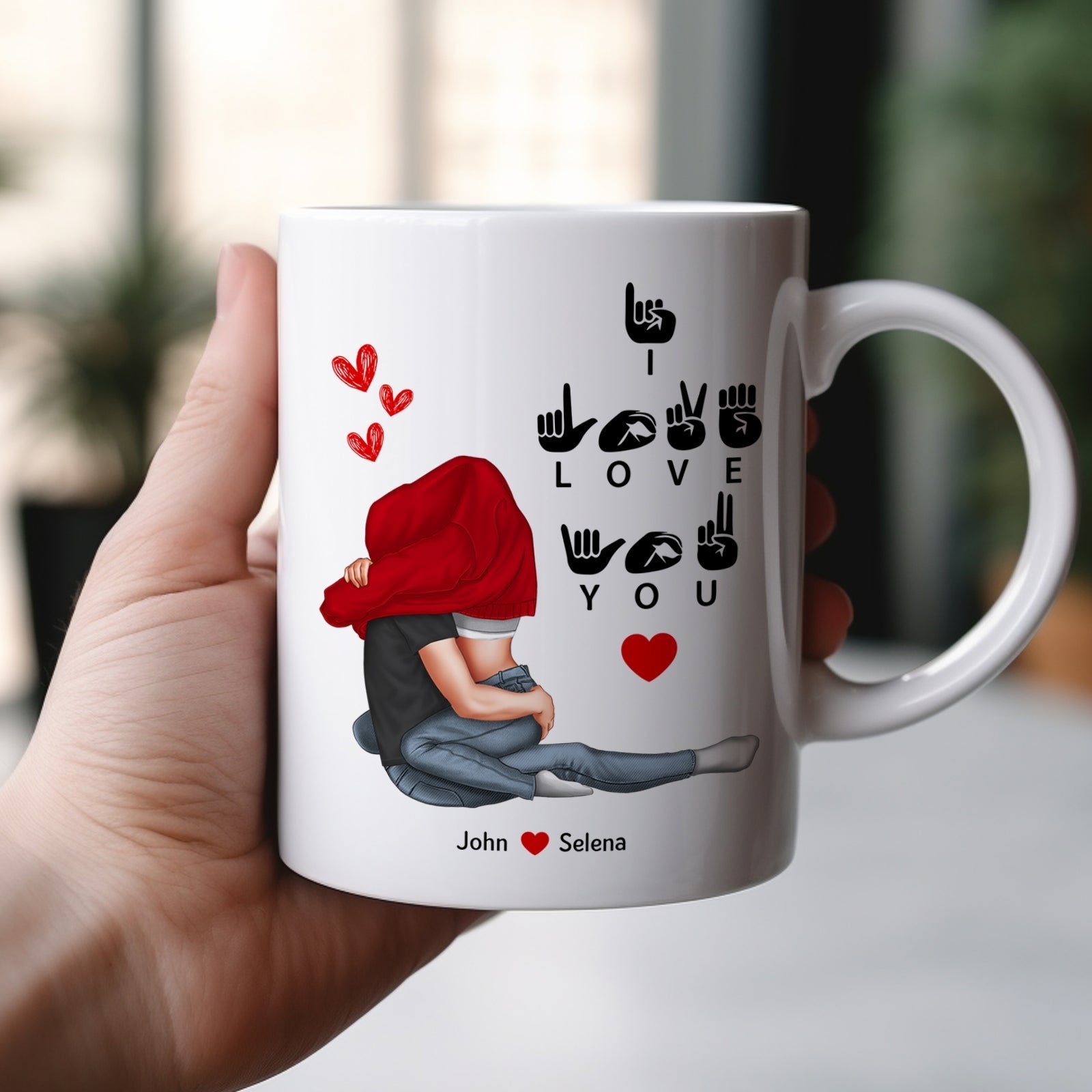 Couple - I Love You - Personalized Mug