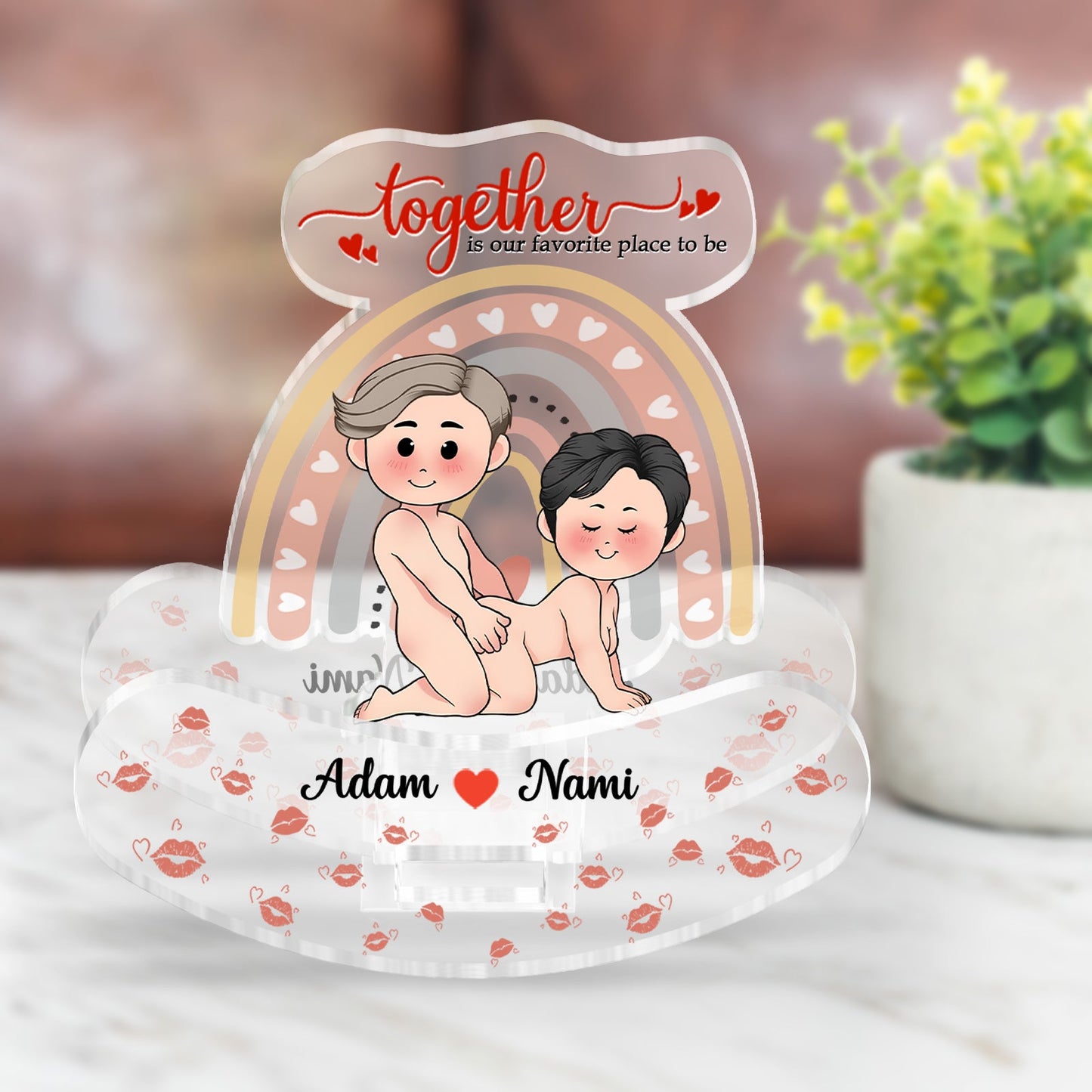 Couple - Together Is Our Favorite Place To Be - Personalized Shaking Standee