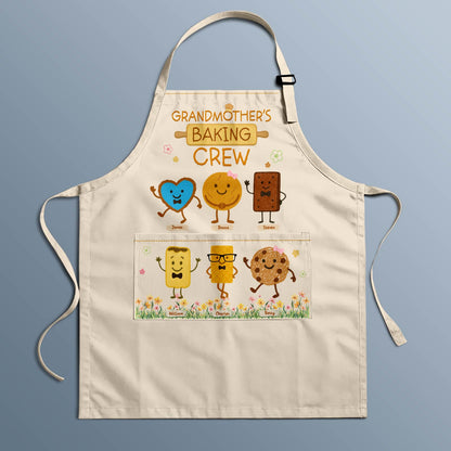 Grandma's Baking Crew - Personalized Aprons