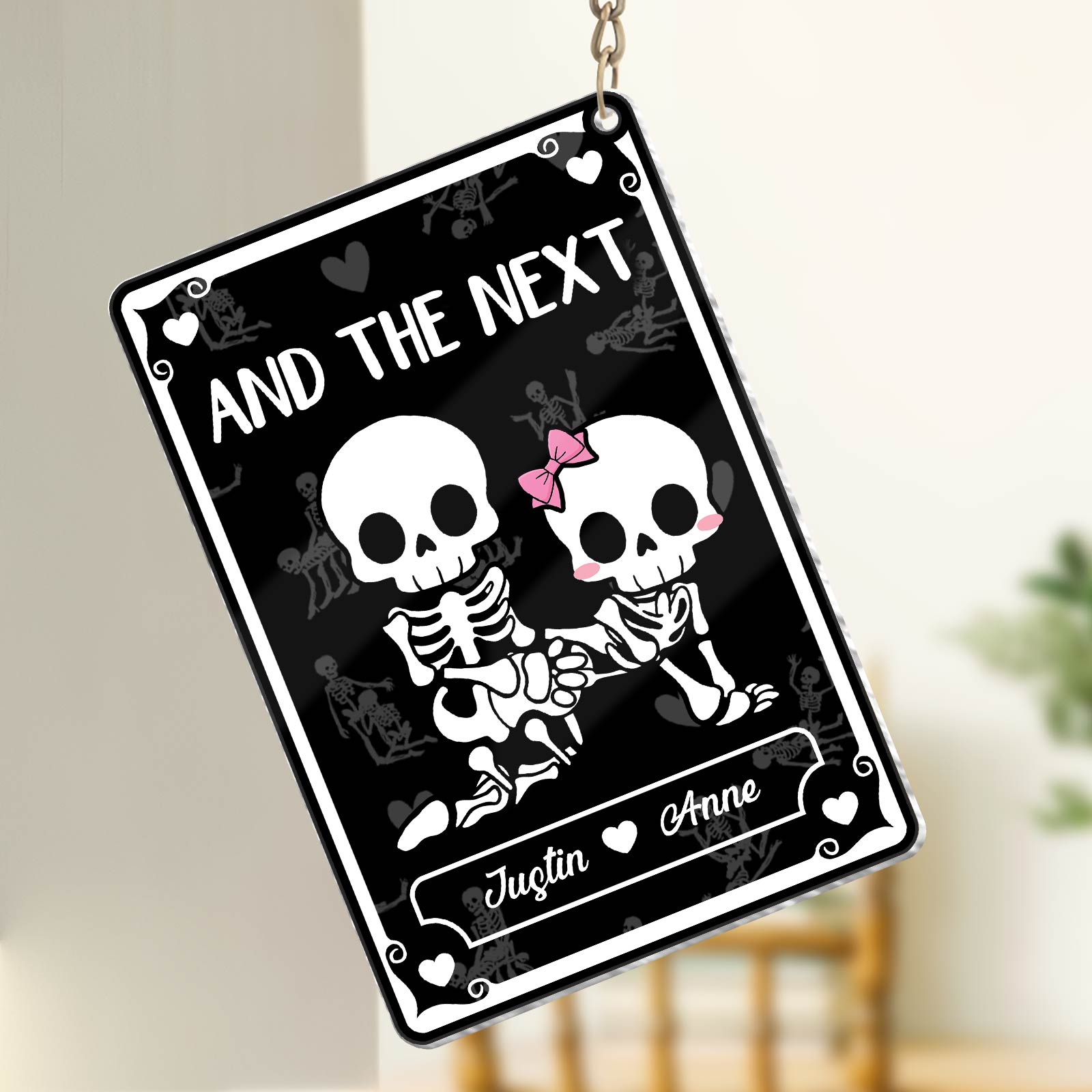 CoupIe - I F*cking Love You In This Life & The Next - Personalized Acrylic Keychain