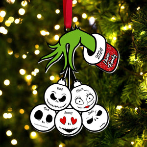 Family - Monster Family - Personalized Acrylic Ornament