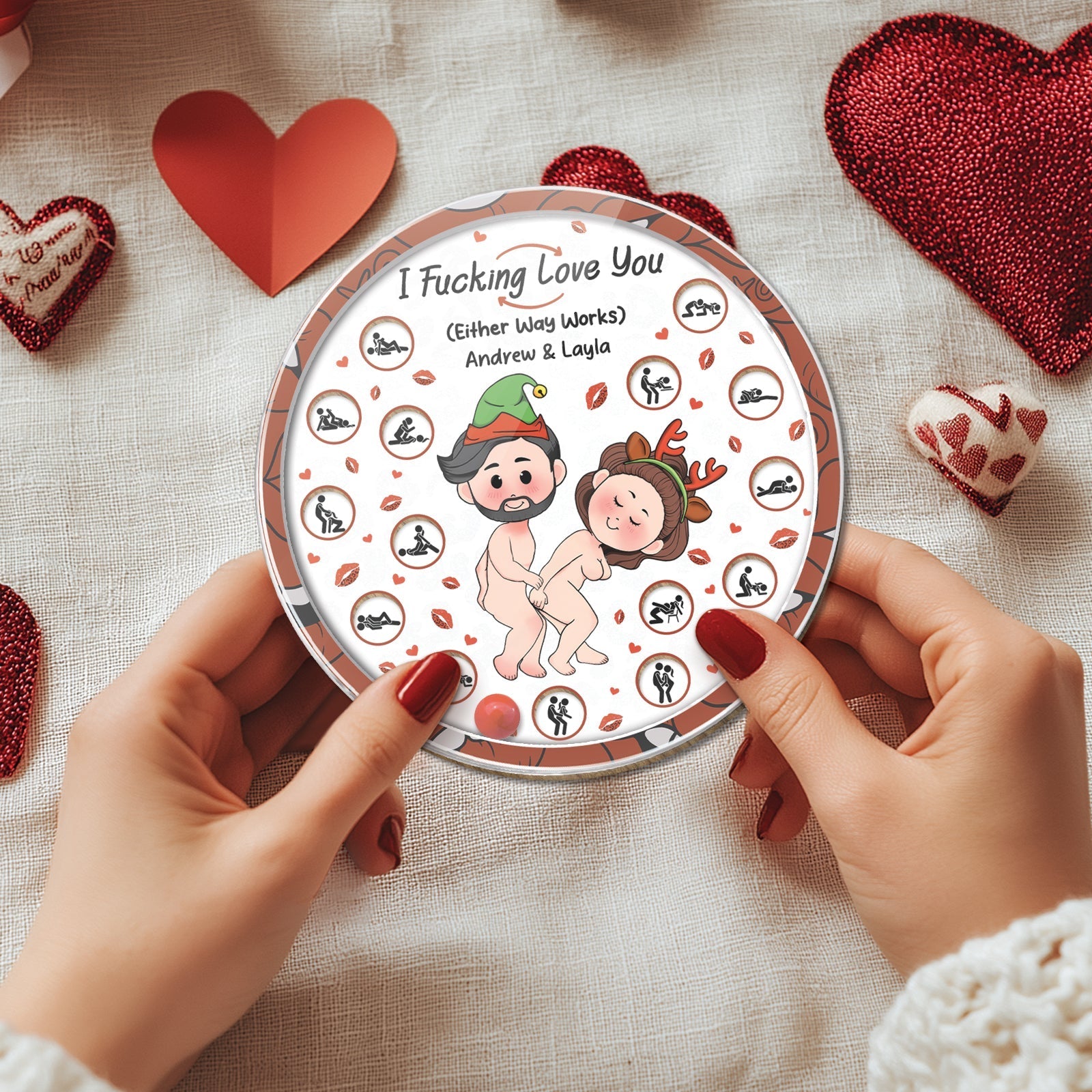 Couple - All My Favorite Things To Do Is You - Personalized Ball Balancing Game