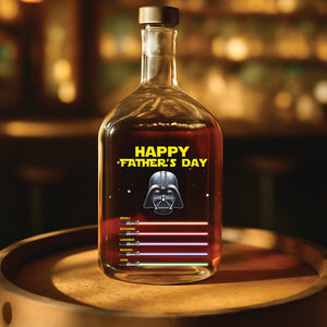 Father - Best Dad Ever - Personalized Whisky Bottle