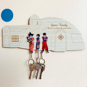 Family - My Enchanted Heart - Wooden Keychain