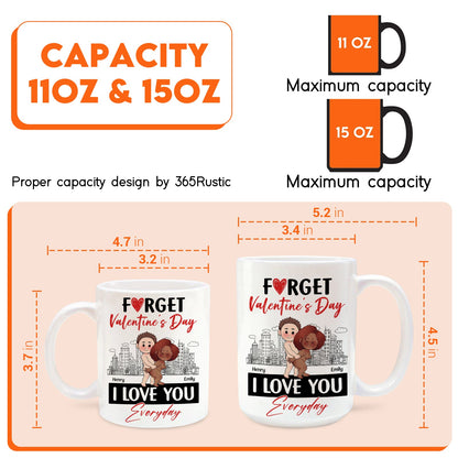 Couple - F*ck Valentine's Day - Personalized Mug