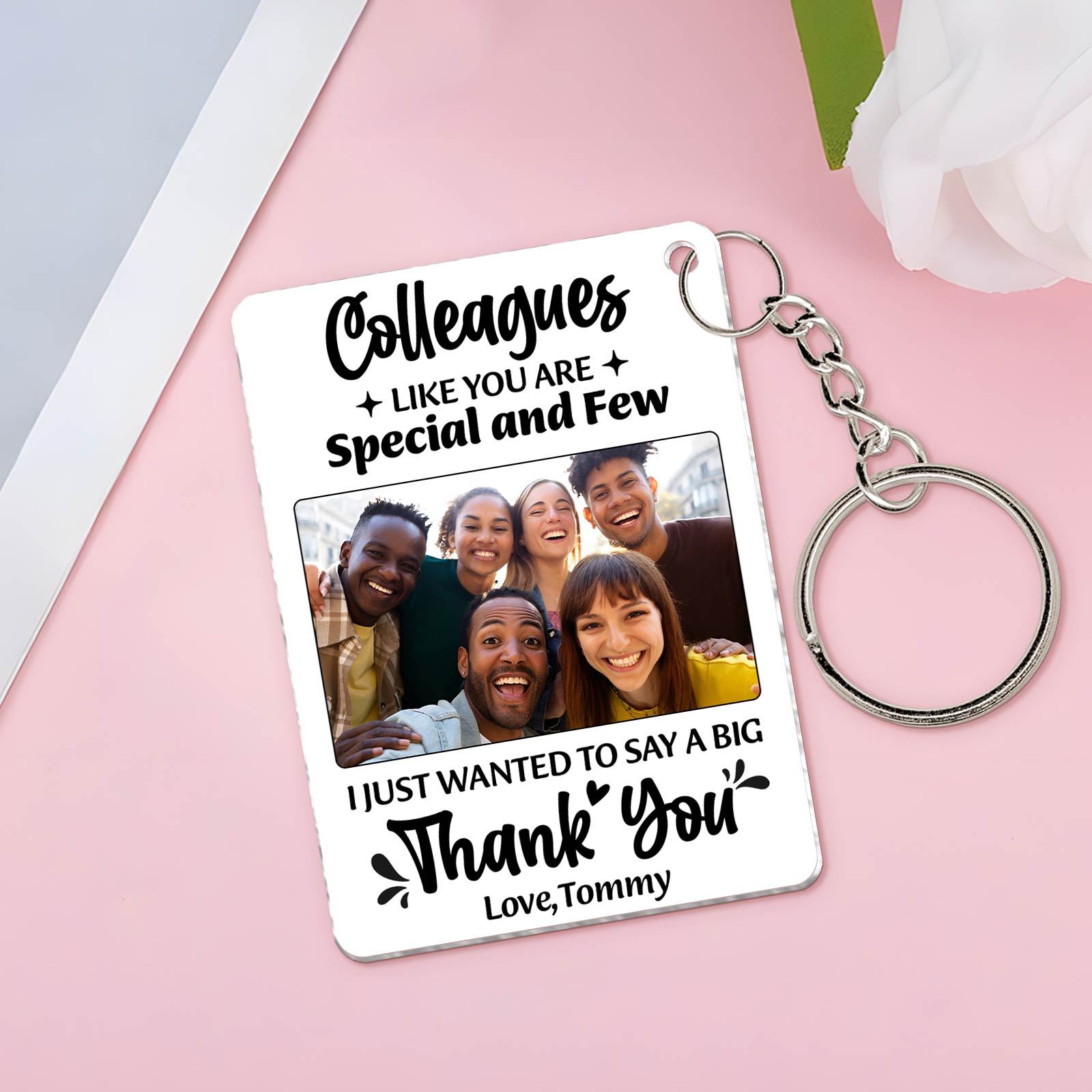 Work Colleague Leaving Gift - A Colleague Like You Is - Personalized Acrylic Keychain