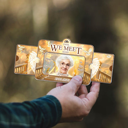 Family - Rest In Peace - Personalized Acrylic Slider Card