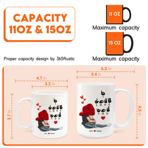 Couple - I Love You - Personalized Mug