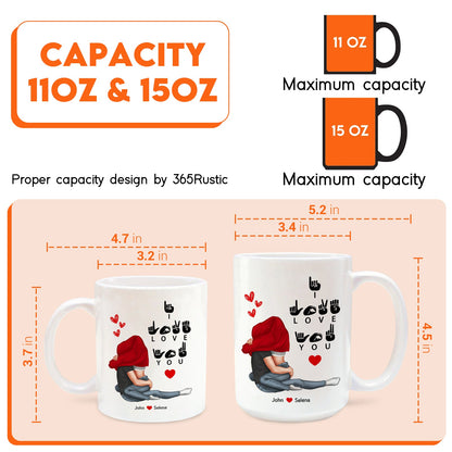 Couple - I Love You - Personalized Mug