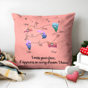 Friends - I Miss Your Face - Personalized Pillow