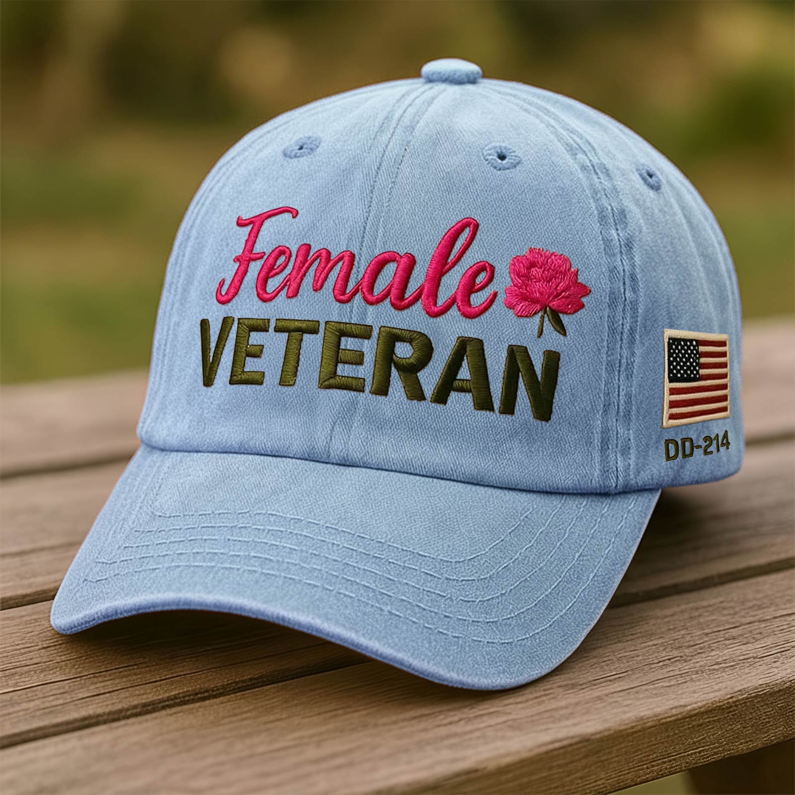 Veteran Lady - Proud Female Veteran Embroidery Hat
