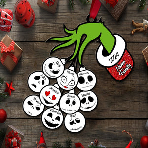 Family - Monster Family - Personalized Acrylic Ornament