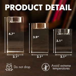 Pet Lover - Once By My Side, Forever In My Heart - Personalized Crystal Candle Holder