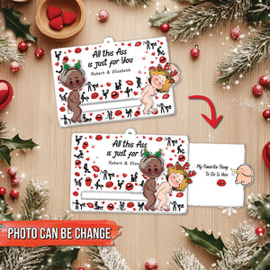 Couple - I Fucking Love You - Personalized Acrylic Slider Card - Ver 2