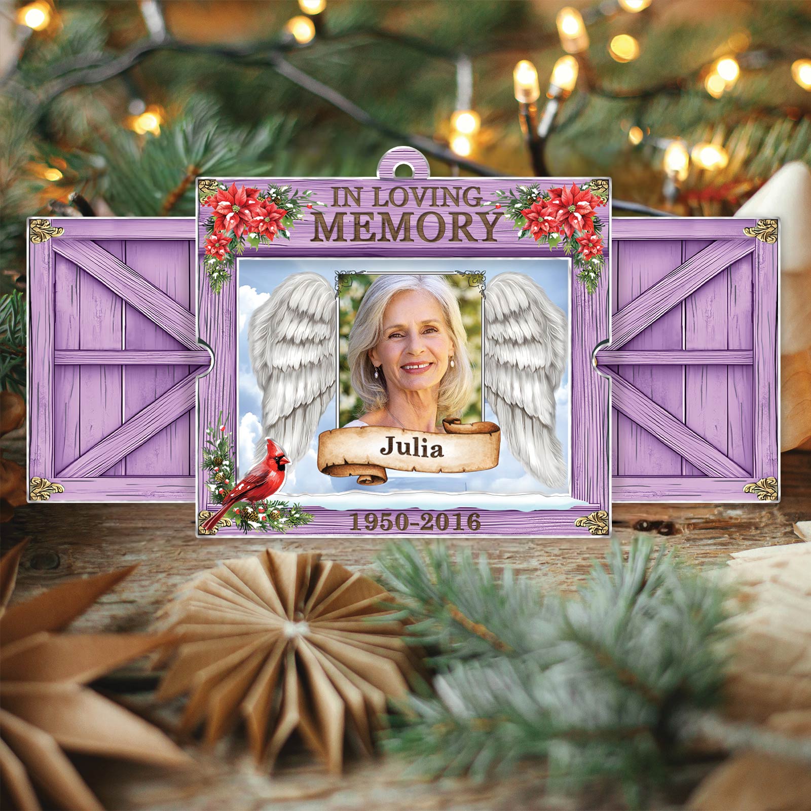 Family - In Loving Memory - Personalized Acrylic Slider Card