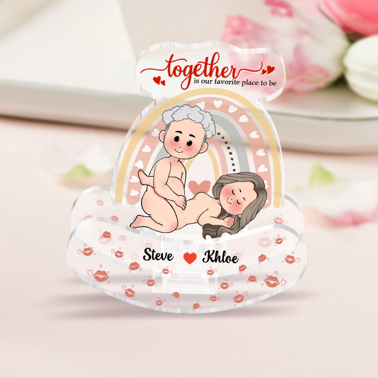 Couple - Together Is Our Favorite Place To Be - Personalized Shaking Standee