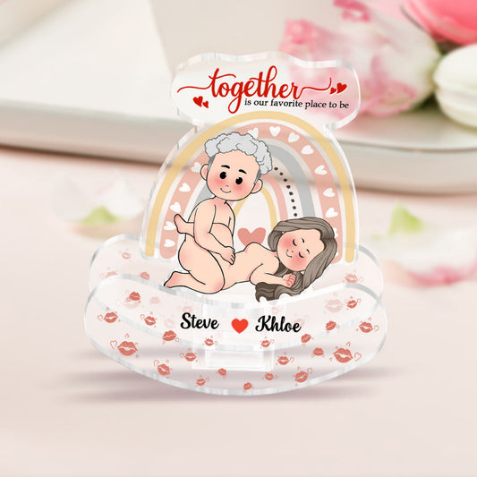 Couple - Together Is Our Favorite Place To Be - Personalized Shaking Standee