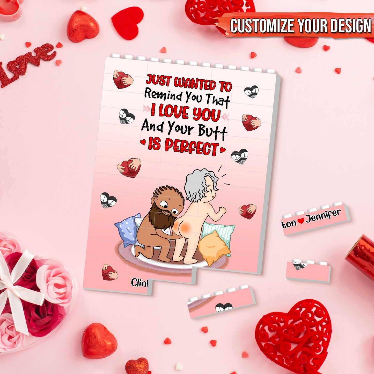 Couple - I Adore You And Love Every Part Of You Especially - Personalized Jigsaw Puzzles