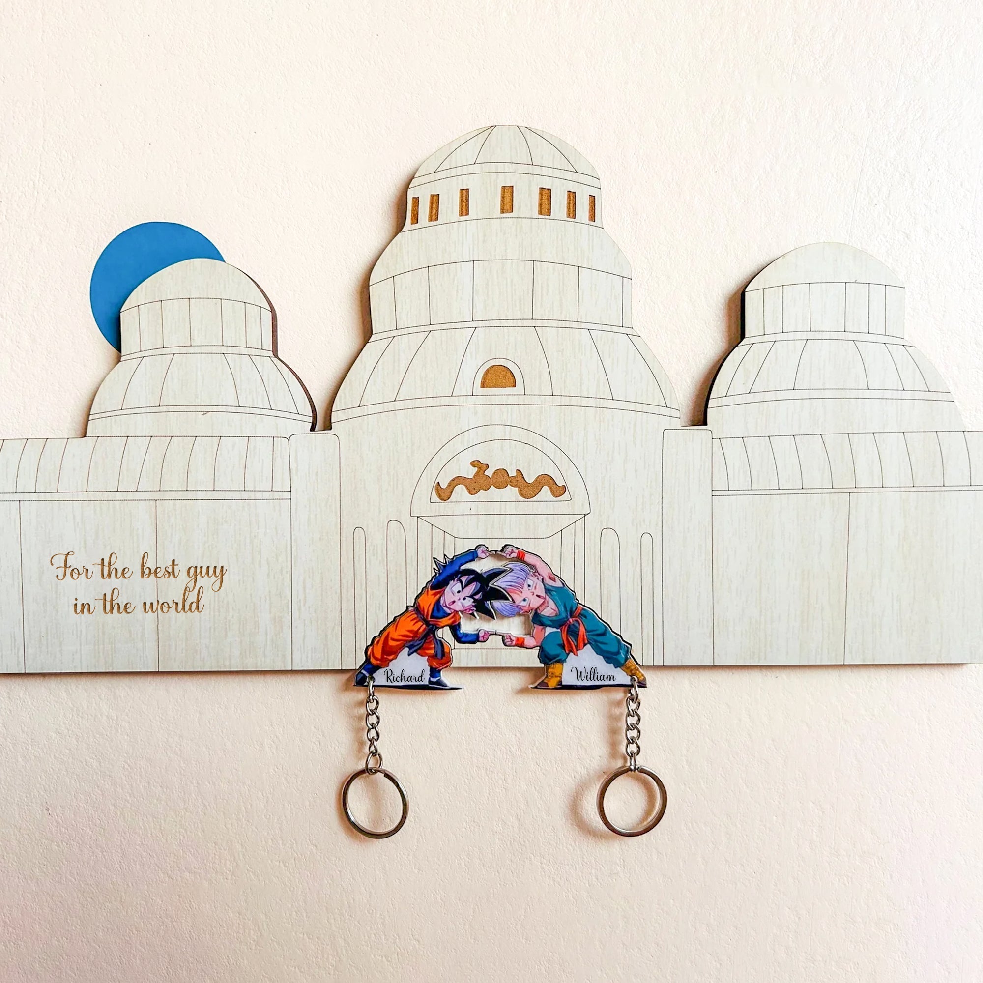 Family - My Enchanted Heart - Wooden Keychain