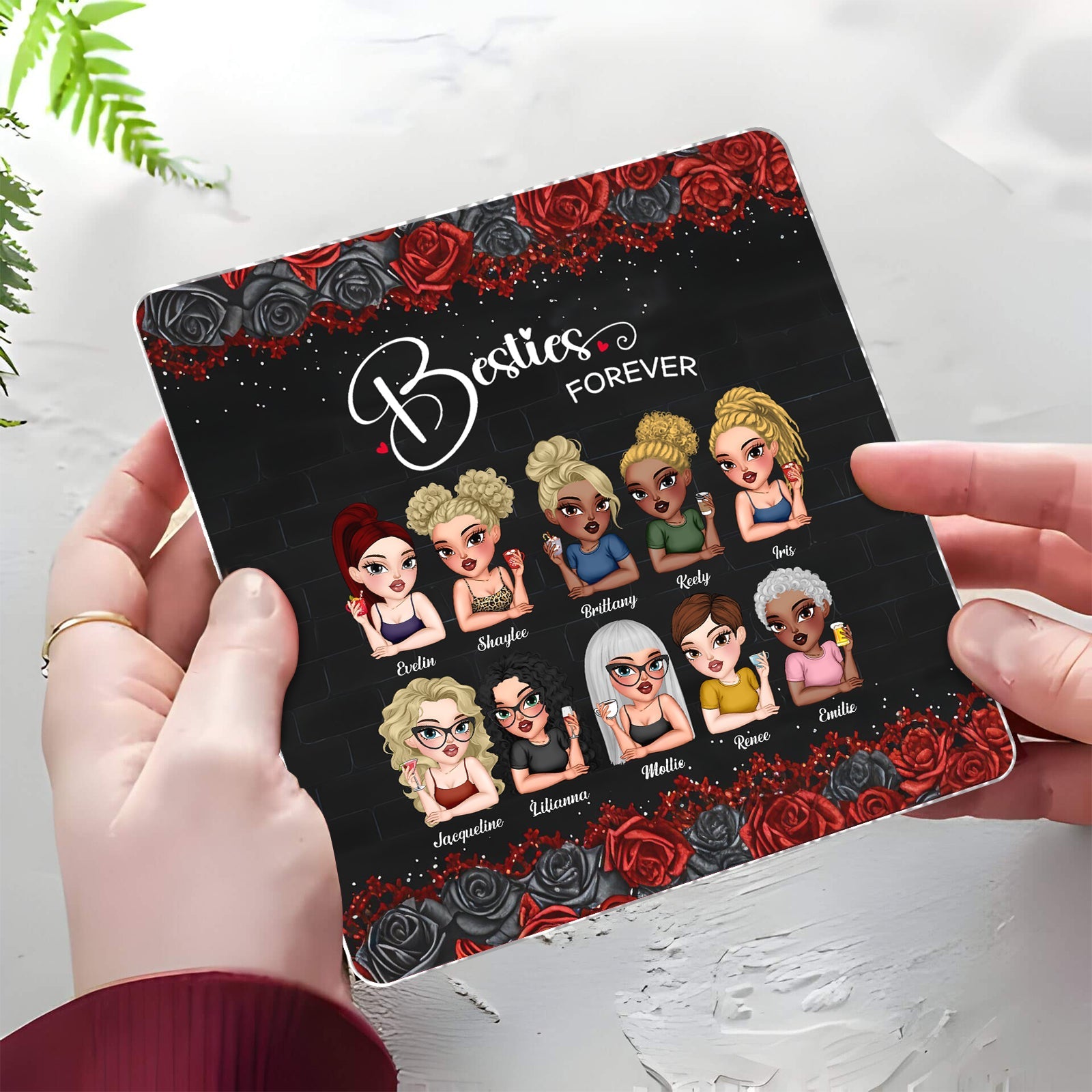 Besties - Besties Forever - Personalized Roll Ball Game