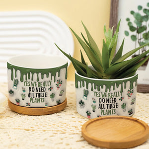 Plant Lovers - Yes I Really Do Need All These Plants -Personalized  3D Inflate Plant Pot