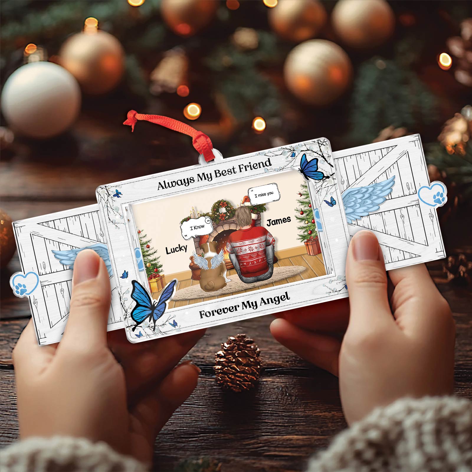 Pet Lover - You Were My Favorite Hello And Hardest Goodbye - Personalized Acrylic Slider Card