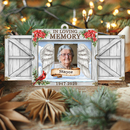 Family - In Loving Memory - Personalized Wooden Slider Card
