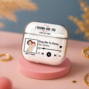 Couple - I F*cking Love You (Either Way Works) - Personalized Airpods Case