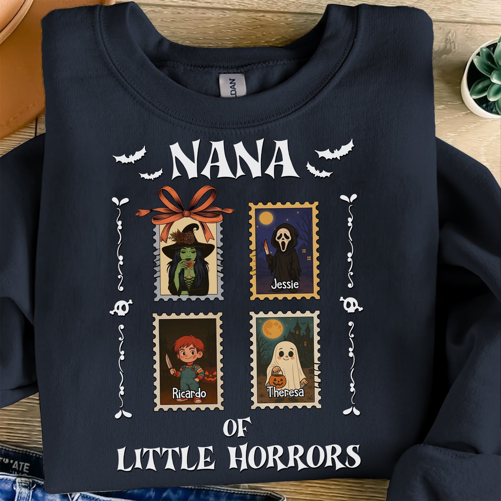 Grandma Halloween Shirt Of Little Horrors