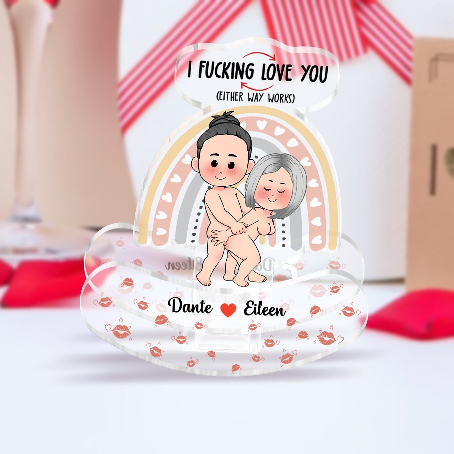 Couple - Together Is Our Favorite Place To Be - Personalized Shaking Standee