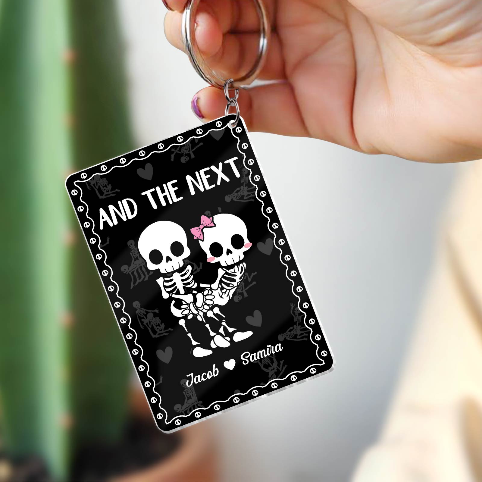 CoupIe - I F*cking Love You In This Life & The Next - Personalized Acrylic Keychain