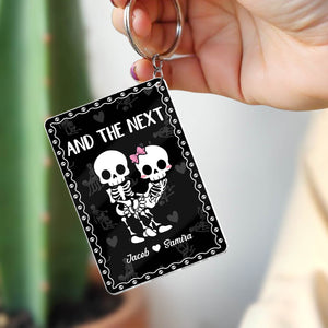 CoupIe - I F*cking Love You In This Life & The Next - Personalized Acrylic Keychain