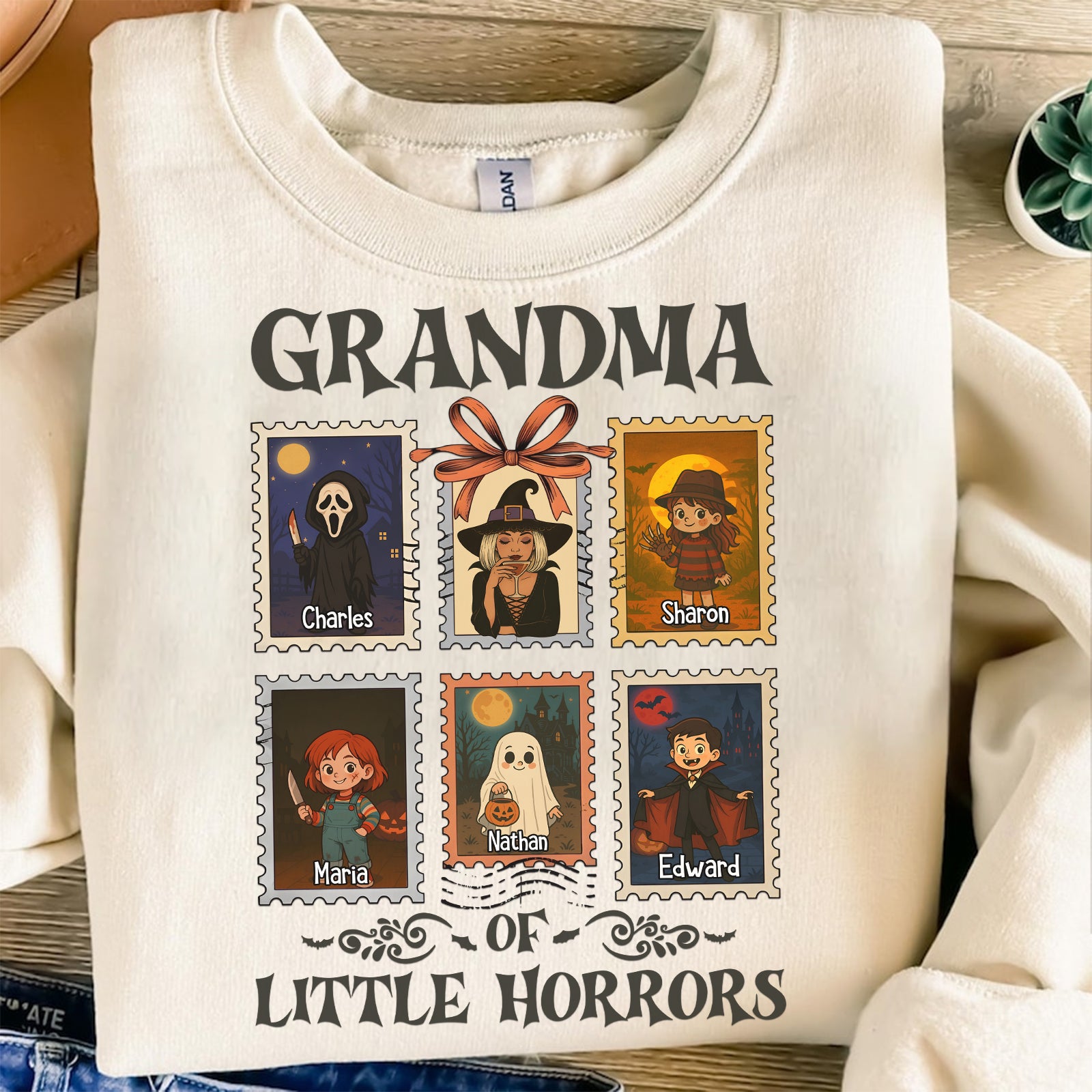 Grandma Halloween Shirt Of Little Horrors