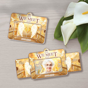 Family - Rest In Peace - Personalized Acrylic Slider Card