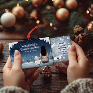 Pet Lover - Once By My Side, Forever In My Heart - Personalized Pet & You Slider Card