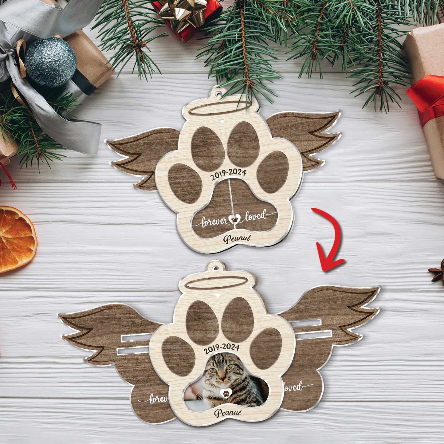 Pet Lover - Forever Loved - Personalized Acrylic Slider Card