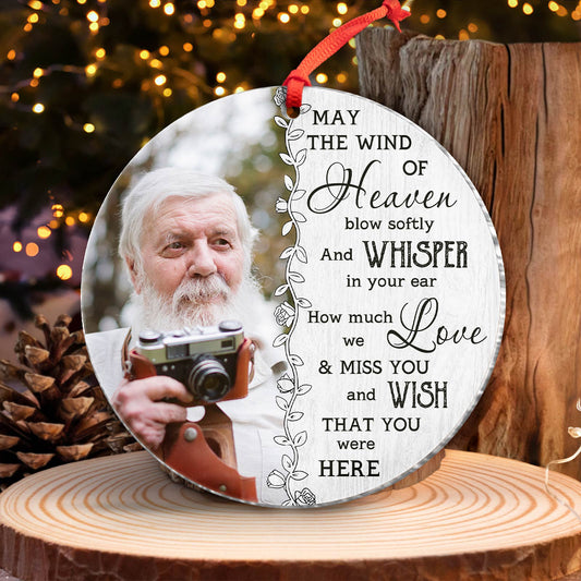 Family - Dandelion Memorial Pendant - Personalized Acrylic Ornament
