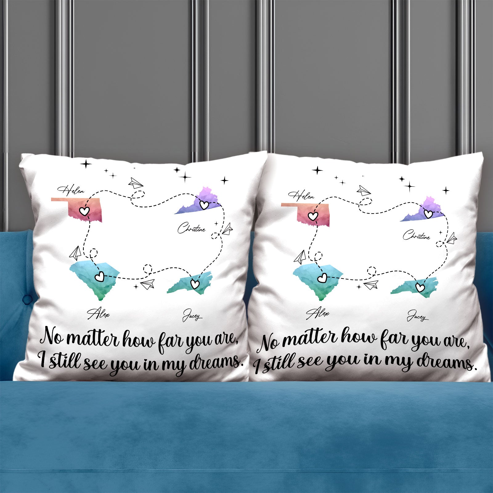 Friends - I Miss Your Face - Personalized Pillow