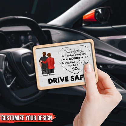 Family - Drive Safe - Personalized Car Visor Clip