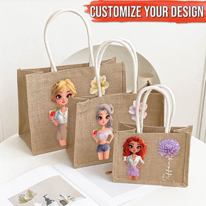 Flower - Personalized Beach Bag