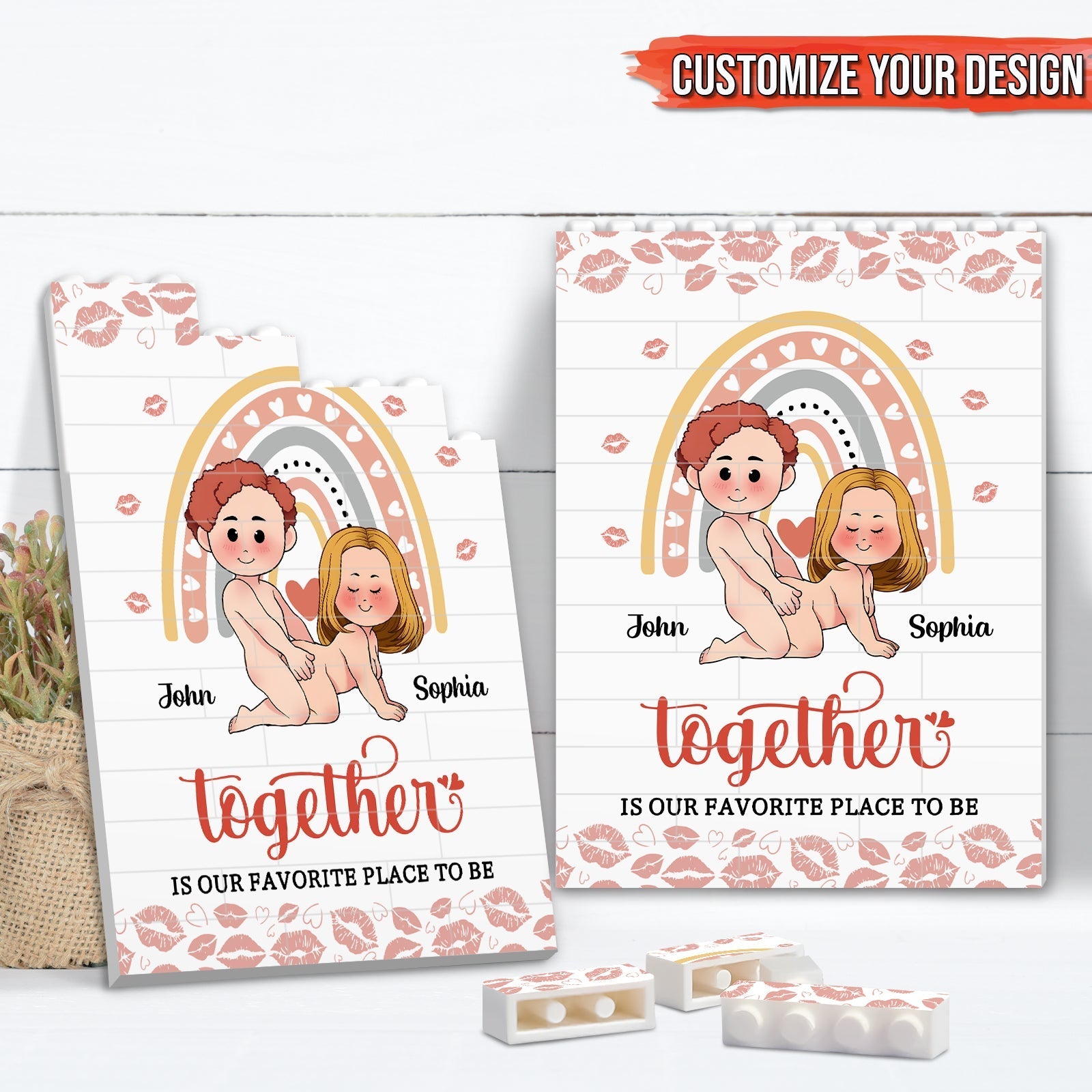 Couple - Together Is Our Favorite Place To Be - Personalized Jigsaw Puzzles