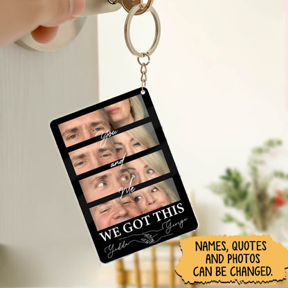 Couple - We Got This - Personalized Photo Acrylic Keychain