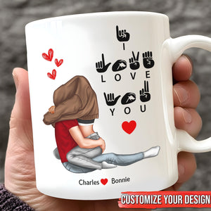 Couple - I Love You - Personalized Mug